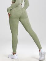 CHRLEISURE Pantalones De Yoga Para Mujer Lavados Leggings De Fitness Con Aros Treggings Elásticos Para Correr Actividad Física De Gimnasio - details 20