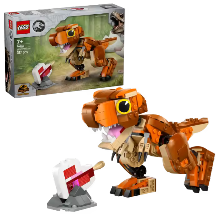 LEGO Jurassic World 76967 Little Eatie: T. rex Contiene 317 piezas - Edad recomendada a partir de 7+ años 25L76967 - 1