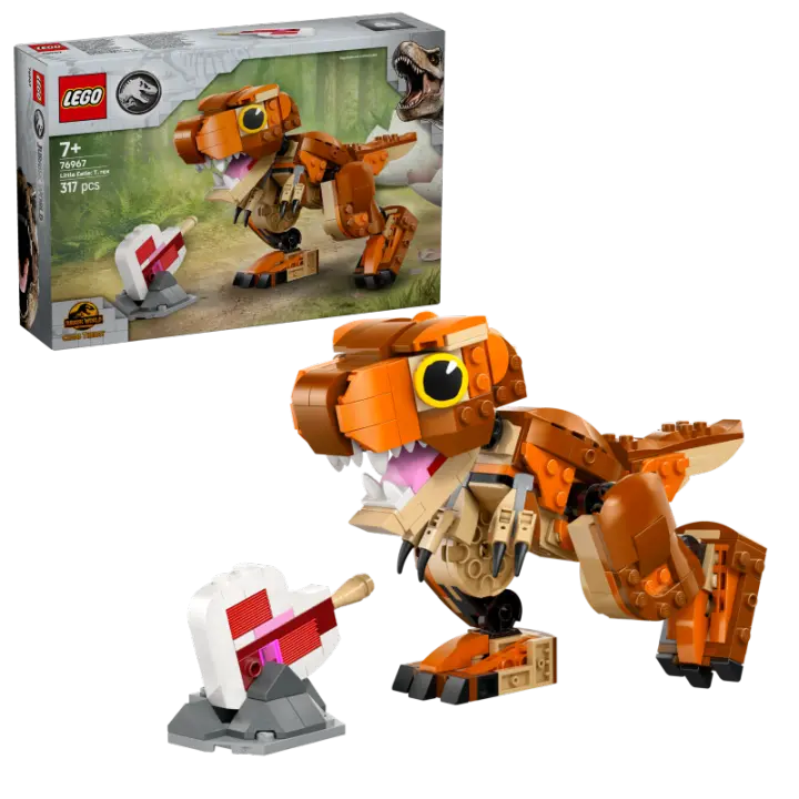 LEGO Jurassic World 76967 Little Eatie: T. rex Contiene 317 piezas - Edad recomendada a partir de 7+ años 25L76967 - 1