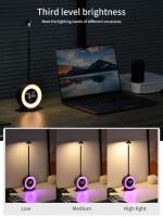 Lámpara de escritorio Nueva 2023, Reloj con calendario perpetuo, despertador, iluminación colorida, Ambiente con Sonido, Luz Nocturna de metal. - details 4