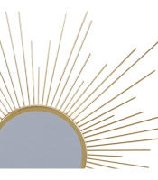 MIRAMAX-Espejo sol 60 cm oro,Espejo de Pared Decorativo para Colgar en Forma de Resplandor Solar - details 1