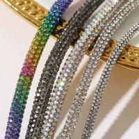 Aplicación De Cristal De Vidrio Con Diamantes Para Vestido De Boda Ropa Zapatos Bolsos Decoración De Cuerda De Tubo Colorido Para DIY - details 2