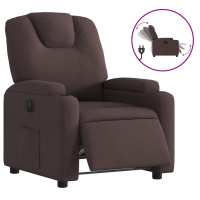 vidaXL Sillón reclinable eléctrico tela Gris claro, Gris oscuro, Negro Sillon Dormitorio Sillon Comodos Silla Relax Sillón Sofá - details 0