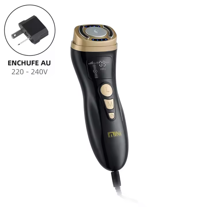 Mini Máquina HIFU Ultrasonido RF EMS Levantamiento De Piel Y Antiarrugas Para Rostro Cuello Y Ojos Dispositivo De Masaje Para Uso Doméstico - 1