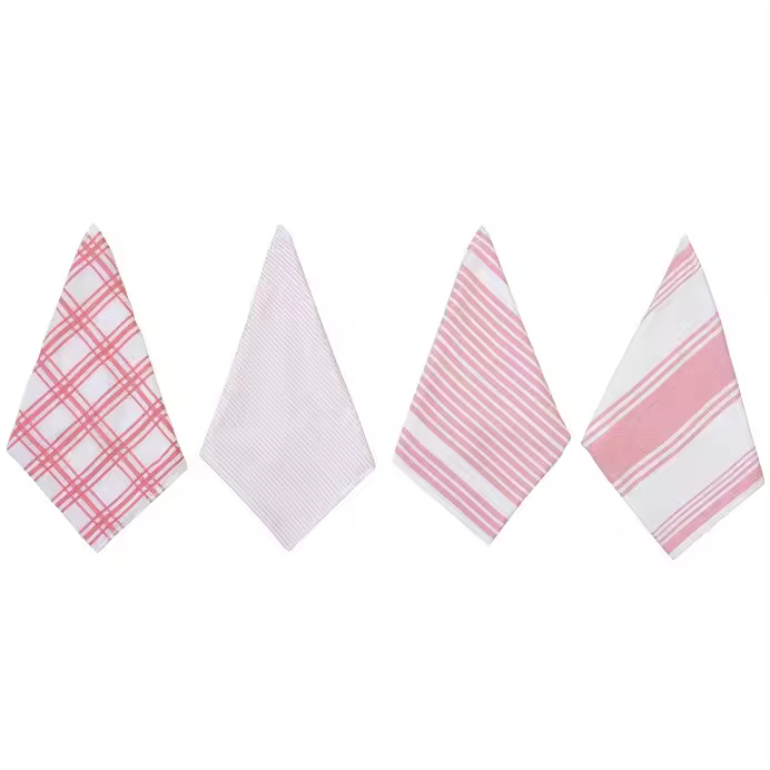 Pack de 4 Paños de Cocina de 40X70 cm Modelo Pink Party Color Rosa Dhestia Home Comprar Pack de 4 Paños de Cocina de 40X70 cm Modelo Pink Party Col... 00435 - 1