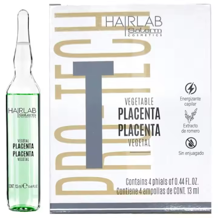 SALERM COSMETICS REESTRUCTURADOR A LA PLACENTA VEGETAL 4X13ml. - 1