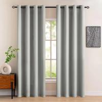 Cortinas de Tela Lisa de 140x260cm, Cortina Semi Transparente, con 13 Colores Disponible, material 100% Poliéster de Calidad y Resistencia, Cortina Para Salón Dormitorio y Oficina, Moderna Decorativa, Envío desde españa. - details 0