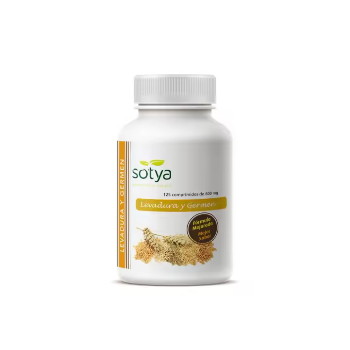Levadura de cerveza y germen de trigo 600mg 225 comprimidos Sotya - 1