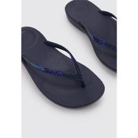 Fitflop IQUSHION OM BRE SPARKLE FLIP - FLOP S Sandalias Planas Mujer Azul - details 1
