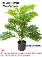 1pc Grande Planta Artificial De Palma Hojas Falsa Tropical Imitación De Hoja De Palmera Para Decoración De Piso Del Hogar 70-120cm - details 7