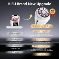 Mini Máquina HIFU 4 En 1 3ra Generación Masajeador Facial Y Corporal Con Pulso De EMS Ultrasonido Dispositivo De Belleza USB Cargador - details 4