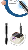 Máquina De Uñas Eléctrica 45000 RPM Con Conjunto De Corte De Pulverizador Para Eliminar Polvo De Uñas Con Gel UV Y Manicura Eléctrica - details 6