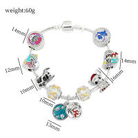 Pulsera De Anime Lilo & Stitch Con Figura De Stitch Accesorios De Muñeca Para Niños Y Niñas Pulsera De Hip-Hop De Dibujos Animados Regalo Para Niños Y Niñas - details 1