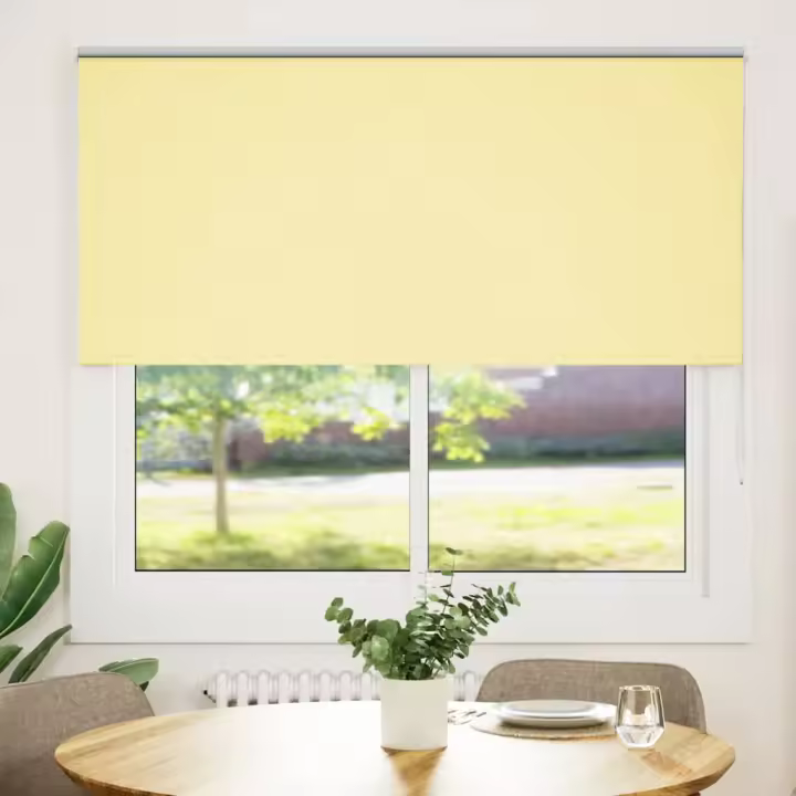 Estor Enrollable Opaco Amarillo 155x150 cm Tela Ancho 151,6 cm - 1