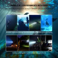 Linterna Profesional LED SQ-902 Para Natación Con Luz De Búsqueda Submarina IPX8 Impermeable Recargable Máxima 350m Para Pesca - details 1