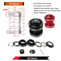 JESSICA Headset De Bicicleta 34/44/44-55/44-56mm Para Montaña Y Carretera Compatible Con Tubo De 28.6mm Aleación De Aluminio Headset De Marco De Bicicleta - details 3