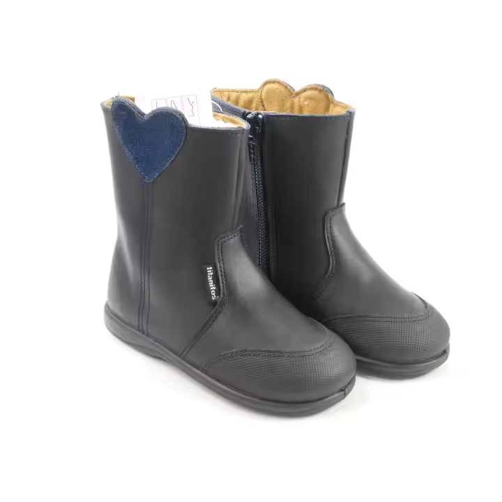 Botas de piel lavables Titanitos mod. Nona con puntera reforzada - 1