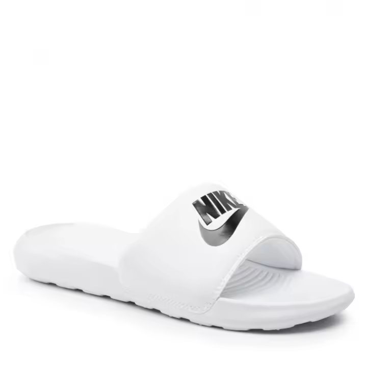 Chanclas Nike Victori One Blanco Negro Flip Flops Cn9675-100 - 1
