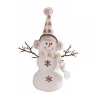 Adorable Muñeco De Nieve De Navidad Decoración De Escritorio Resistente Al Desgaste Y Suave Figura De Fiesta Navidena Para El Hogar - details 4