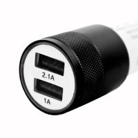 Negro Cargador de encendedor de cigarrillos USB Puertos duales Ultra-rápido USB X2 Cargador de coche 12-24V para Honor Magic5 Negro - details 1