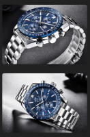 Reloj De Pulsera Deportivo Para Hombre BENYAR 2024 Estilo Casual Lujo Acero Inoxidable Resistente Al Agua Y Al Choque Movimiento Cuarzo - details 24