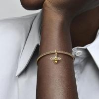 Pandora Moments - Colgante de herradura de oro de 14 quilates-Abeja，Viene con un embalaje de caja de regalo completo. - details 4