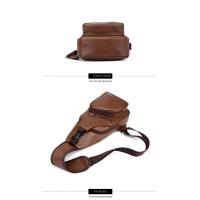 Nueva Bandolera Para Hombre Con USB Gran Capacidad De Carga Portátil Deportes Al Aire Libre Bandolera Diagonal PU Con Cierre De Cremallera - details 17