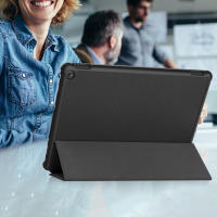 Funda De Cuero PU Para Amazon Kindle Fire HD 10 13ta Gen 2023 10.1 Pulgadas Trifold Soporte Protector Auto Despierta/Sueña - details 3