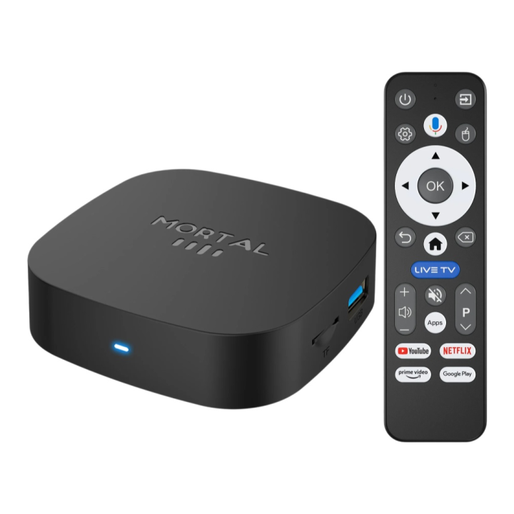 T1+ Android TV Box 8GB RAM 128GB Rockchip RK3518 Streaming 8K USB3.0 WiFi 2.4G/5G Google Netflix Midea Player Set Top Box