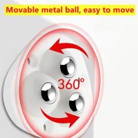 4Pcs Autocolantes Silenciador De Ruedas Universal 3 Bolas Giración De 360° Ruedas De Acero Inoxidable 360° Rotación Pulley Para Muebles - details 5