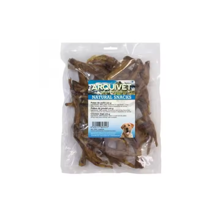 Snack perros Patas De Pollo Naturales 250Gr. Arquivet - 1