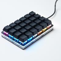 Teclado Mecánico Personalizable Mini Negro Con 24 Teclas Y 16 Teclas Programables Para Gaming Teclado Numérico Multifuncional Para Oficina Y Laptop Con USB - details 2