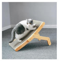 Tablero De Rasguñar Para Gatos Con Marco De Madera 3 En 1 Sillón De Descanso Antirraspado Juguete Para Uñas Sofá Para Gatos - details 10