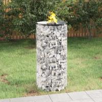 vidaXL Brasero de Gaviones Chimenea Jaula de Piedras Hierro Galvanizado Dimensiones 50 x 50 cm,  50 x 100 cm,  100 x 50 cm y mas - details 2