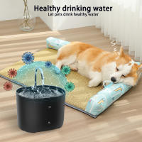 Fuente De Agua Para Gatos Y Perros Con Bomba Automática Silenciosa De Acero Inoxidable Dispensador De Agua Ultra Silencioso Para Mascotas - details 2