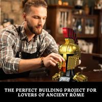 Conjunto De Construcción De 590 Piezas De Armadura De Centurión Romano Para Adultos Modelo Coleccionable De Soldado Decoración Para El Hogar Regalo Para Niños Boys - details 3