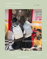Mochila De Moda Para Mujer Gran Capacidad Negro Escuela Viaje Negocios Impermeable Con Mochila Nueva Para Adolescentes Y Niñas - details 0
