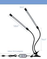 Lámpara De Cultivo De Plantas USB Con Luz De Spectro Completo LED 5V Dimmerable Con Timer Auto Encendido/Apagado Para Vegetales Frutas Flores Suculentas Iluminación Completa - details 12