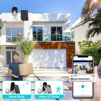 Cámara IP WiFi Exterior Solar Panel Batería Potenciada Vigilancia De Seguridad 1080P HD CCTV Video Con Detección De Humano iCSee - details 6