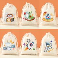 Bolsa De Regalo Para Fiesta De Cumpleaños Con Diseño De Astronauta Y Rocket De Algodón Dolce Decoraciones Para Fiesta De Niños Caja De Regalos Para Baby Shower - details 0
