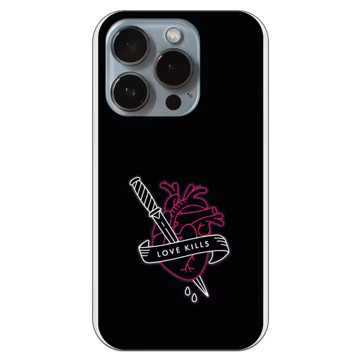 Funda original compatible con Iphone 14 Procon diseño de Love Kills - 1
