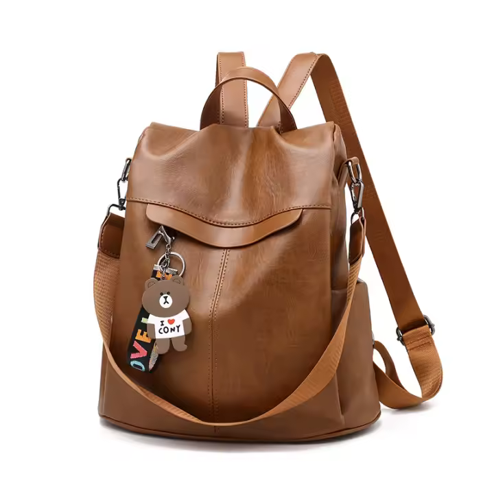 Mochila para mujer impermeable y antirrobo, gran capacidad y multifuncional, cómoda de llevar, tamaño 33x32x14 cm - 1