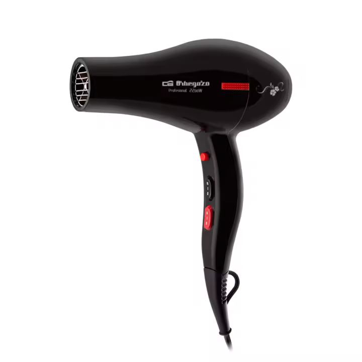 secador de pelo orbegozo se 2205 2200w 3 niveles con cabezales negro - 1