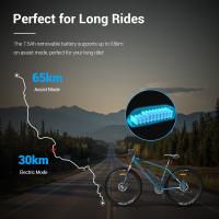 Eleglide M1 Plus App Version Bicicleta Eléctrica de Moped 27.5 pulgadas Neumático 250W Motor 36V 12.5Ah Batería Velocidad de 25km/h 21 Velocidades Shimano Freno de Disco Dual Con Control de Aplicación - details 10