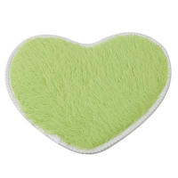 Alfombra De Piso En Forma De Corazón Amor 30x40cm Antideslizante Suave De Microfibra Para Baño Dormitorio Sala De Estar Moderna - details 8