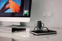 Despertador Jocca de diseño rectangular y pantalla con efecto espejo de 14*5.5*3 cm con la que podrás configurar la hora, temperatura, modo noche, intensidad de la luz y la función memoria.  Funciona con pilas o conectado a la luz. - details 0