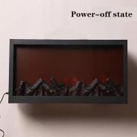 ARISE SHOP-Luz de Llama Decorativa para Chimenea Eléctrica Empotrada Incorporada, con Juego de Leños Efecto Decorativo Negro,USB,funciona con pilas. - details 5