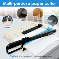 Cortadora De Papel Con Guardia De Seguridad Y Bloqueo De Hoja Acero Inoxidable Precisión Corte Capacidad De 12 Hojas Para DIY - details 5
