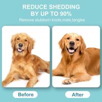 Peine Para Mascotas Desplumador Para Perros Y Gatos Herramienta De Desenredado Para Peluquería De Animales Reducción De Pelo Flotante Previene El Enredo Del Pelo - details 18