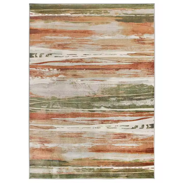 ATTICGO Alfombra de Interior de Estilo Geométrico en Multicolor - BLEIK 30 | 135X195, 160X230, 200X290 cm - 1